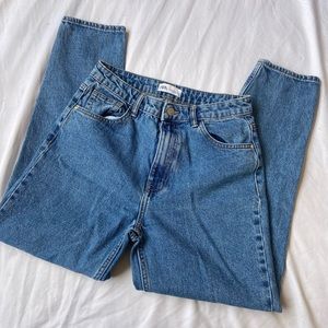 Zara straight leg Mom jeans
